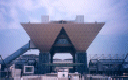 Tokyo BigSite, a funky looking exhibition hall
